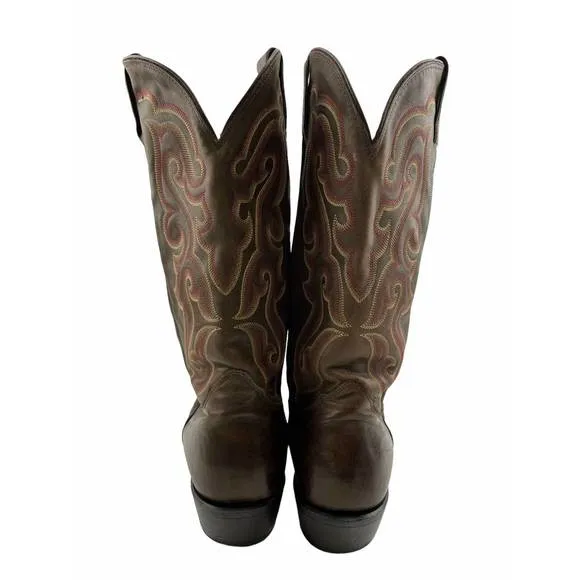 NEW NOCONA BOOTS men's almond toe western cowboy boots in brown