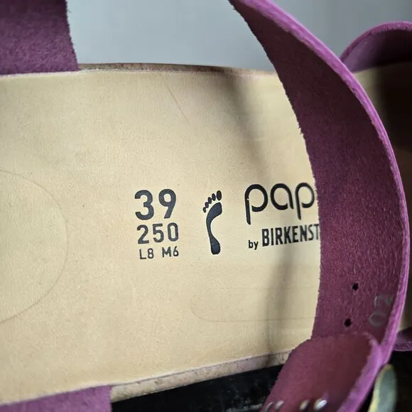 NEW Papillio Glenda Womens Size 8 Mens 6 EU 39 Narrow Beach Sandals Boysenberry