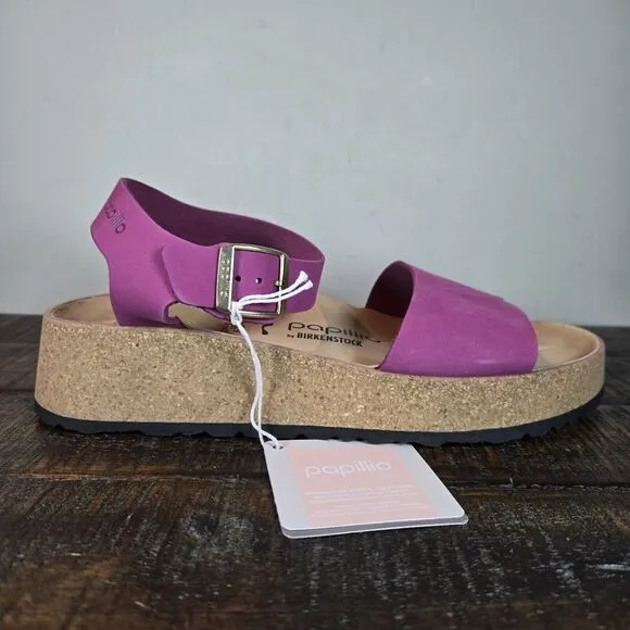 NEW Papillio Glenda Womens Size 8 Mens 6 EU 39 Narrow Beach Sandals Boysenberry