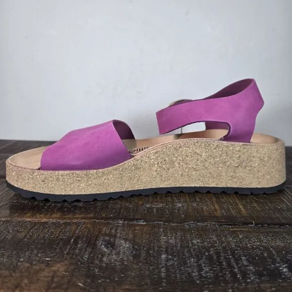 NEW Papillio Glenda Womens Size 8 Mens 6 EU 39 Narrow Beach Sandals Boysenberry