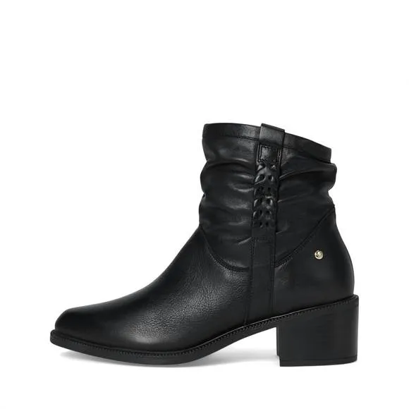 NEW PIKOLINOS women's bacarot slouch ankle boots in black