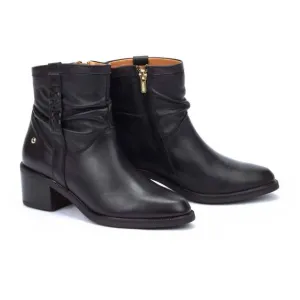 NEW PIKOLINOS women's bacarot slouch ankle boots in black