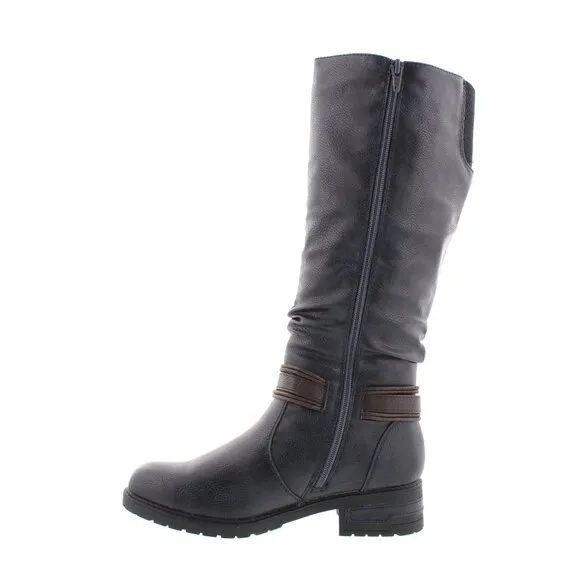 NEW RIEKER High Shaft Comfort Boots Blue Night FOR WOMEN 563MN