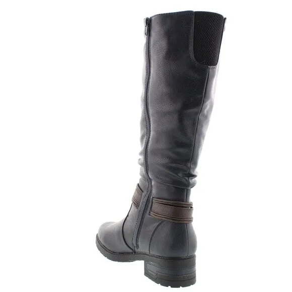 NEW RIEKER High Shaft Comfort Boots Blue Night FOR WOMEN 563MN