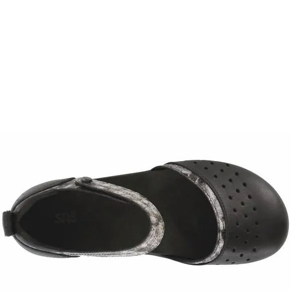 NEW SAS women's eden gravity mamba sandal in black snake