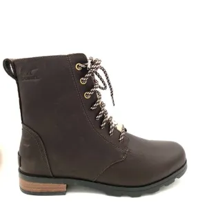 NEW Sorel Emelie Lace Up Cozy Boots Womens 8 Winter Shearling Rugged Outdoors