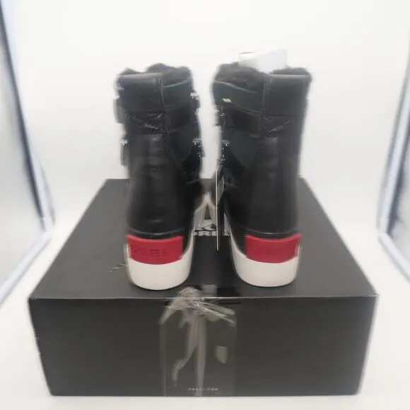 NEW Sorel Joan of Artic Next Snow Insulated WP  Boots Black Women's 5.5