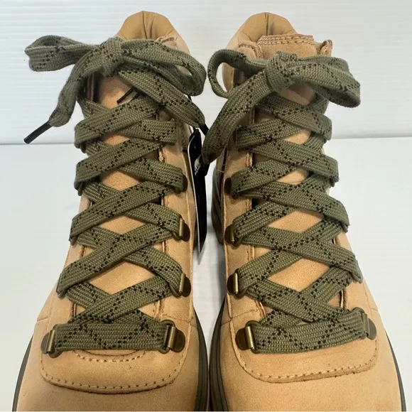 New Sorel Lennox Tan Suede Waterproof Hiker Boots Size 6