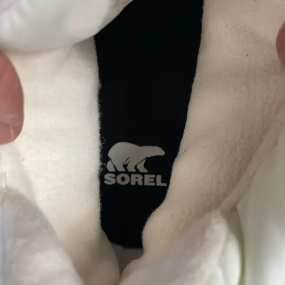 New Sorel Ona Rmx Puffy Strap Boots White Insulated Waterproof Sz 9