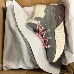 New Sorel Youth Out N About Conquest Waterproof Boots 5 Quarry Gum 15
