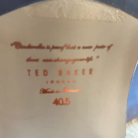 New Ted baker gray suede boots size 10