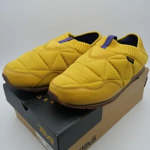 NEW Teva ReEmber Moc Quilted Yellow Casual Slip-On Shoes Women's 10 Men's 8