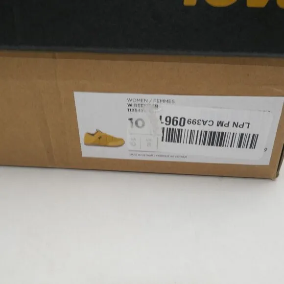 NEW Teva ReEmber Moc Quilted Yellow Casual Slip-On Shoes Women's 10 Men's 8