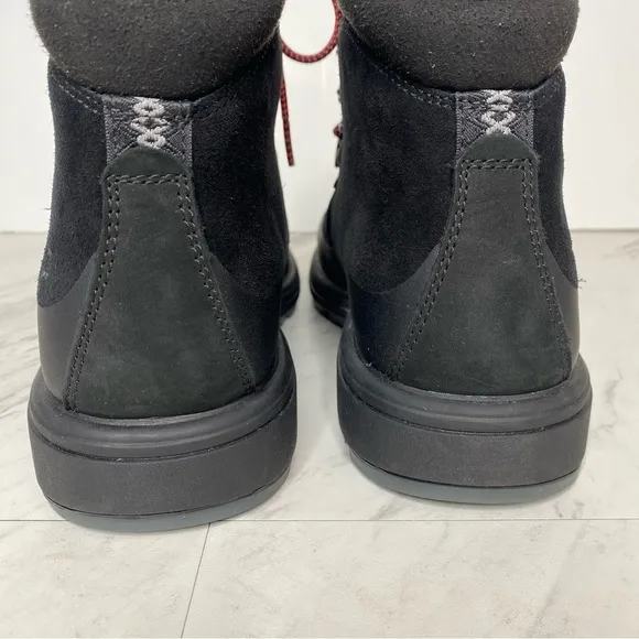 New! UGG Biltmore Lace Up Black Suede Hiker Boot 9