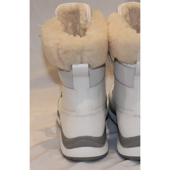 New UGG Women's ADIRONDACK III Leather Winter Waterproof Boots White