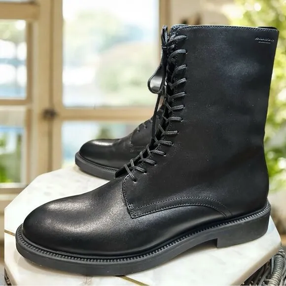 NEW Vagabond Alex W Leather Lace Up Boots Size 41 US 11