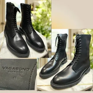NEW Vagabond Alex W Leather Lace Up Boots Size 41 US 11