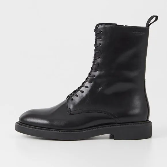 NEW Vagabond Alex W Leather Lace Up Boots Size 41 US 11