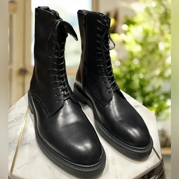 NEW Vagabond Alex W Leather Lace Up Boots Size 41 US 11