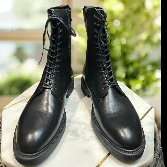 NEW Vagabond Alex W Leather Lace Up Boots Size 41 US 11