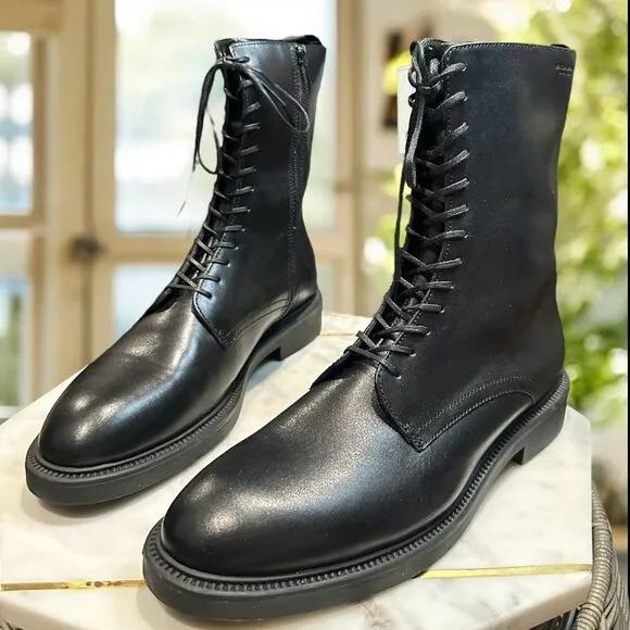 NEW Vagabond Alex W Leather Lace Up Boots Size 41 US 11