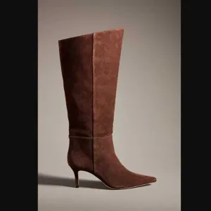 New women's 10 Reformation x Anthropologie Rosemary knee boots Espresso suede