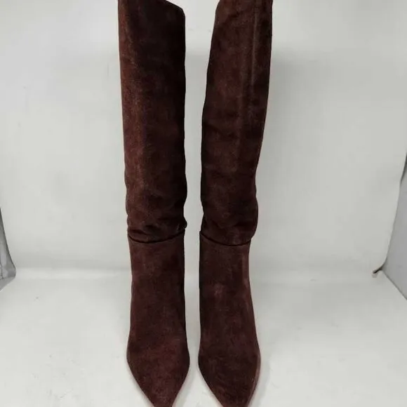 New women's 10 Reformation x Anthropologie Rosemary knee boots Espresso suede