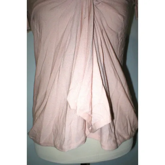 New Womens NWT M Blush Pink Sonia Rykiel Virgin Wool Sweater 38 Knot Italy Pullo