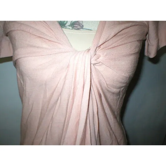 New Womens NWT M Blush Pink Sonia Rykiel Virgin Wool Sweater 38 Knot Italy Pullo