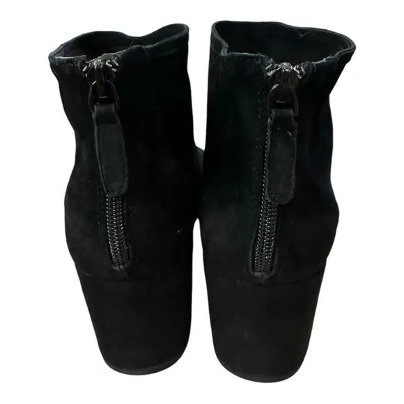 NEW Cecelia New York Anthropologie Nolton Black Suede Ankle Boots Booties 10