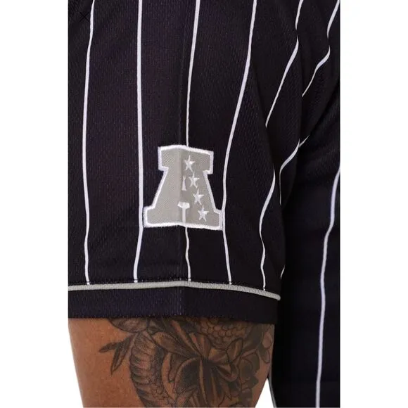 NFL Las Vegas Raiders Baseball Button-Front Jersey - Size XL  ***Item: 0593