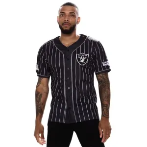NFL Las Vegas Raiders Baseball Button-Front Jersey - Size XL  ***Item: 0593