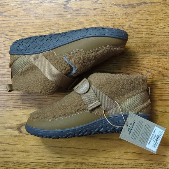 NIB Chaco Ramble Fluff Bootie Natural Brown Color Kids Size 4.5
