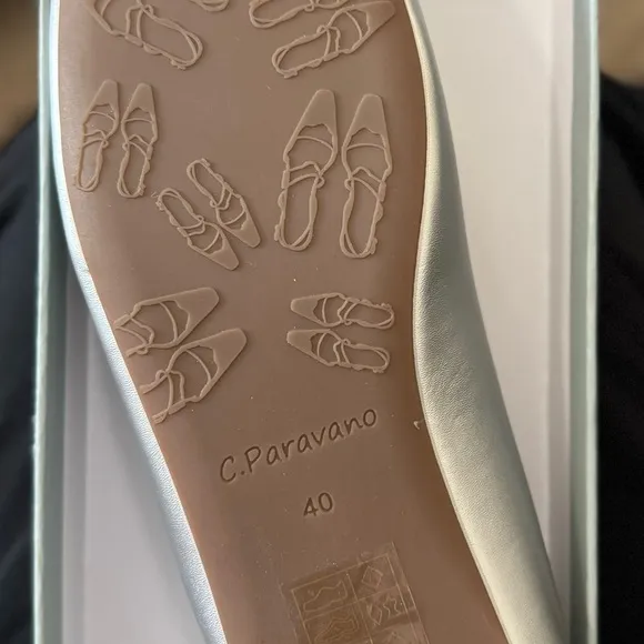 NIB C.Paravano Women's Flats with Bowknot Casual Slip On Dress Shoes Comfortable