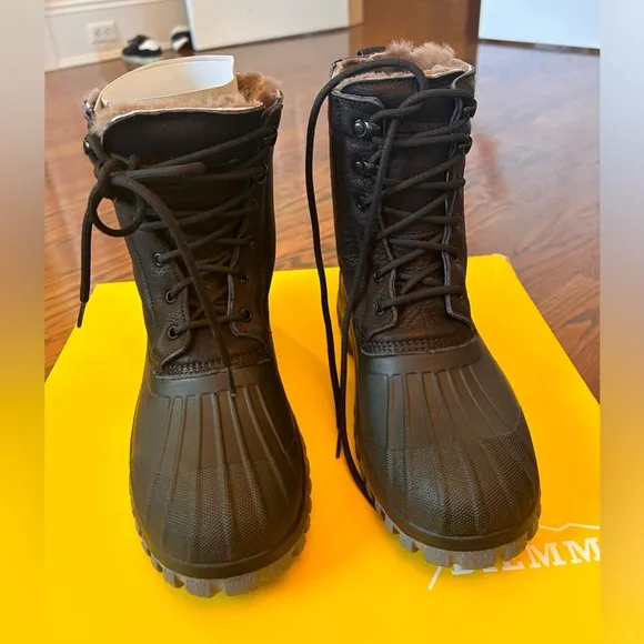 NIB Diemme Anatra Boots Black Calf 40