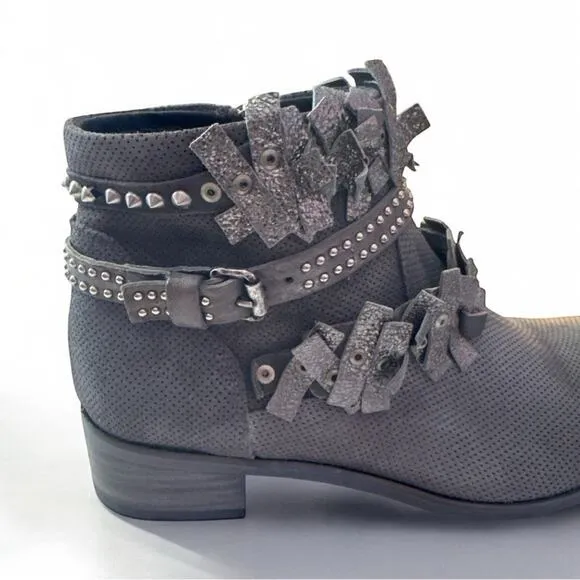 NIB Italian Leather Ankle Boots OVYE by Cristina Lucchi Size 40 (9.5-10)