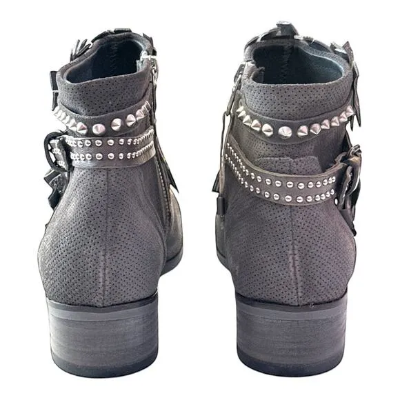 NIB Italian Leather Ankle Boots OVYE by Cristina Lucchi Size 40 (9.5-10)