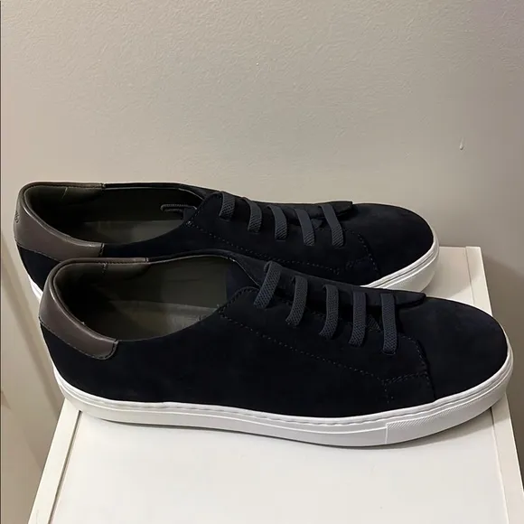 NIB Johnston &amp; Murphy Anson Lace to Toe Suede Sneakers