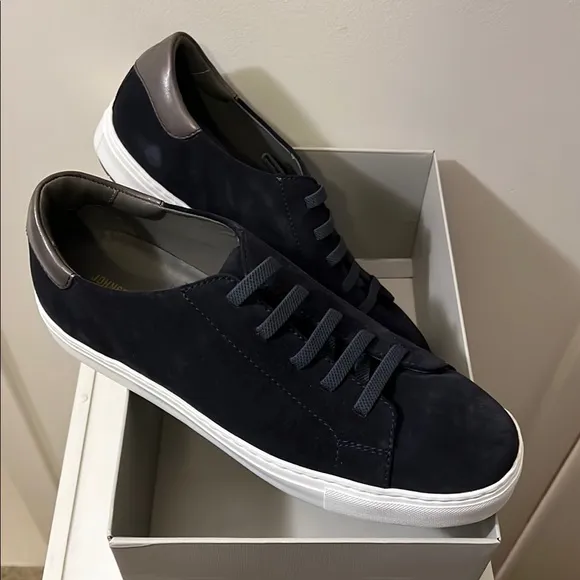 NIB Johnston &amp; Murphy Anson Lace to Toe Suede Sneakers