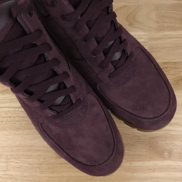 Nike ACG Air Max Goadome Boots Mens 12 Deep Burgundy Suede Gum Sole 865031-602