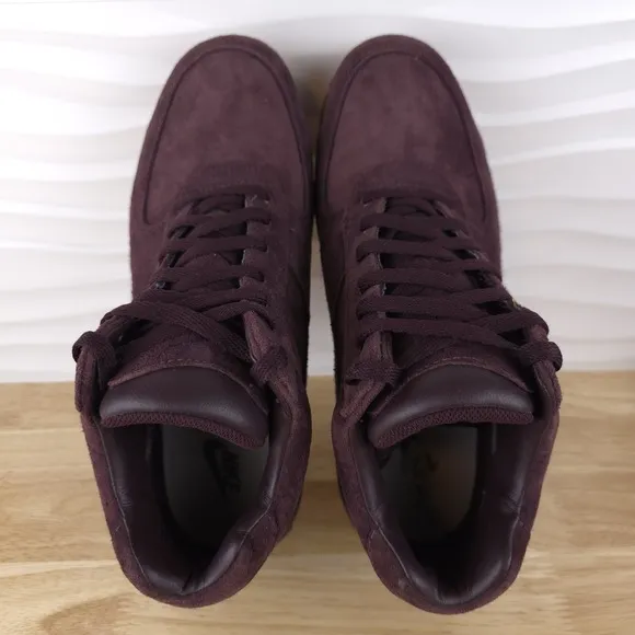 Nike ACG Air Max Goadome Boots Mens 12 Deep Burgundy Suede Gum Sole 865031-602