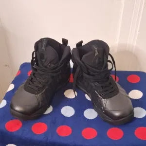 Nike Air Bakin Posite Triple Black 618056-001 Size 11