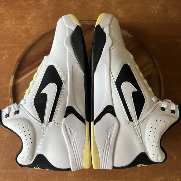 Nike Air Flight Lite Mid White Lemon Black Sneakers Shoes DV0824-100 Men's 11