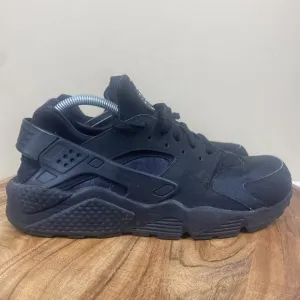 Nike Air Huarache Triple Black Mens Size 11 Athletic Running Shoes
