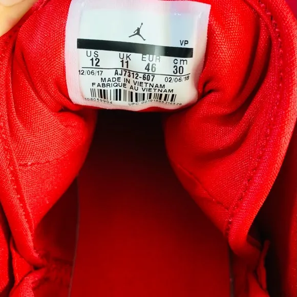 Nike Air Jordan First Class Red Mens Size 12, Excellent, Super Clean Condition.