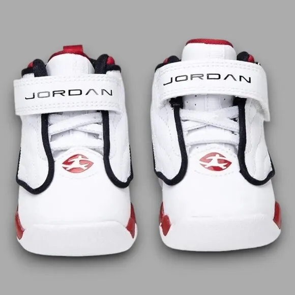 Nike Air Jordan Pro Strong Shoes Sneakers DC7910 101 White Black Red TD Sz 4C