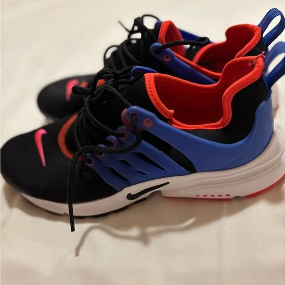 Nike Air Presto Blue &amp; Red Women Size 8