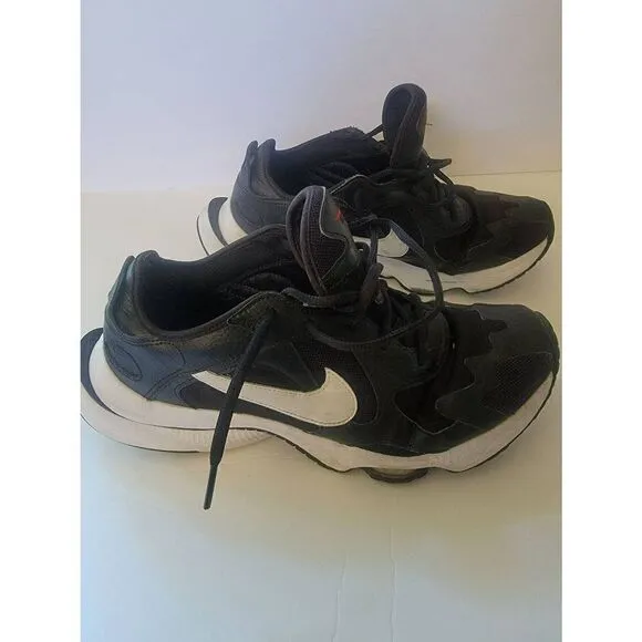 Nike Air Zoom Division Unisex Black Lace-up Sneaker Running Shoes Size 9.5