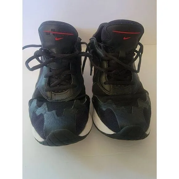 Nike Air Zoom Division Unisex Black Lace-up Sneaker Running Shoes Size 9.5
