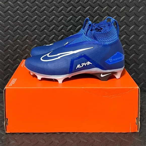 Nike Alpha Menace Elite‎ 3 Football Cleats Royal Blue Mens Sizes